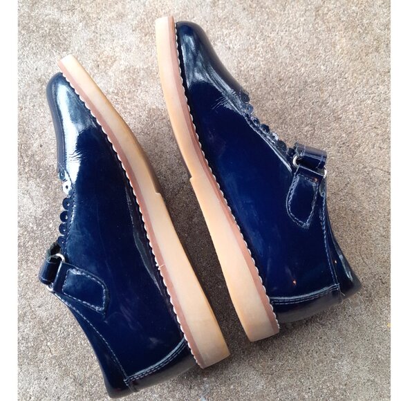Elephantito Toddler Dark Navy Blue Mary Jane Toddler Shoes sz 10 - Picture 4 of 8